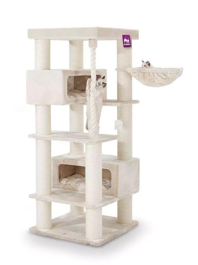 Ansamblu pentru pisici PETREBELS Lucky Bastards Turnpike 190 Cream