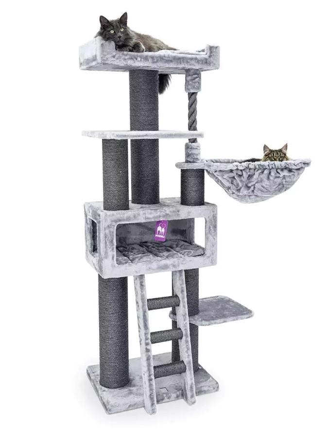 Ansamblu pentru pisici PETREBELS Lucky Bastards Parklane 175 Grey
