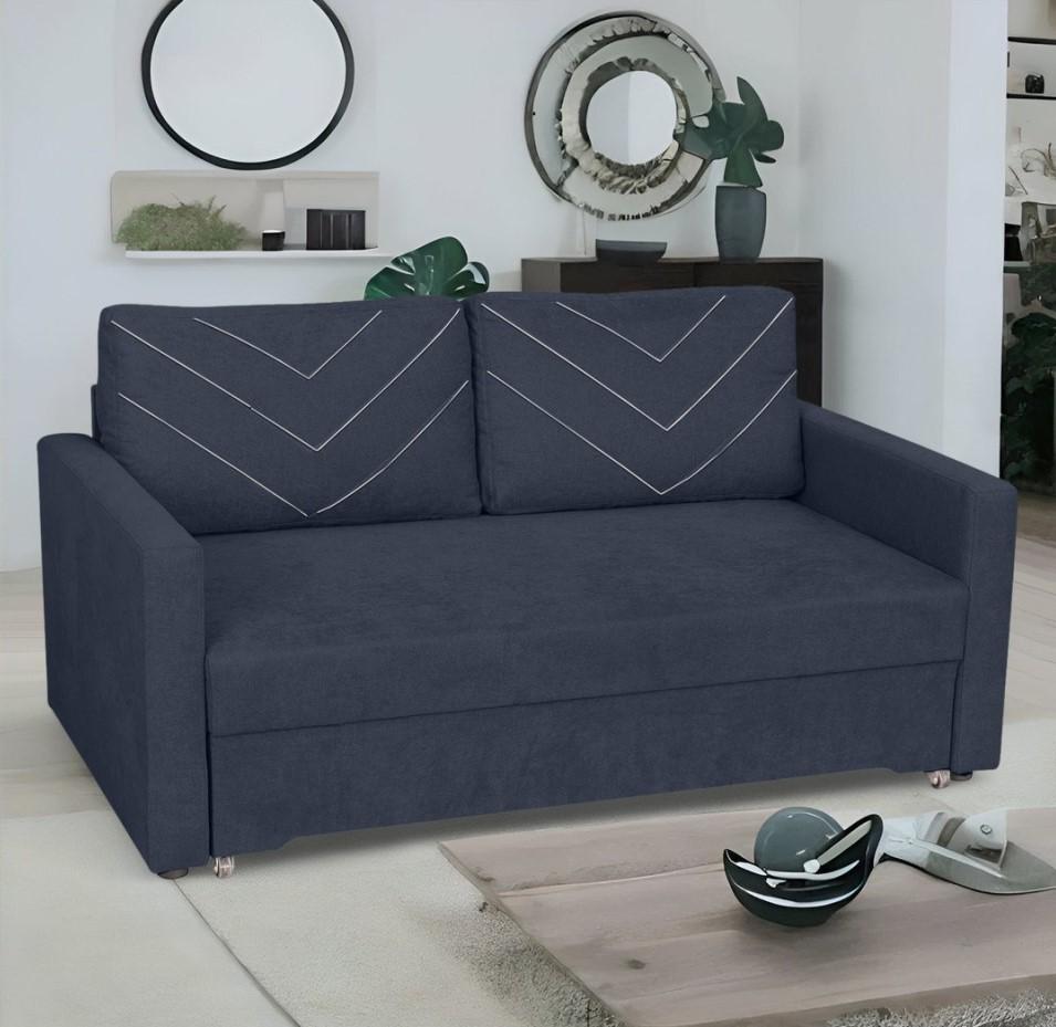 Canapea Modern Mini 1.4m Alaska 88 Albastru inchis