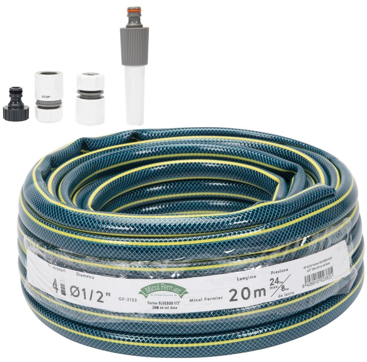 Furtun de apa Micul Fermier BLUEBOS PLUS 1/2 20m