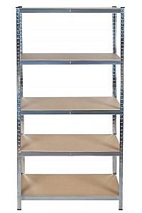 Rafturi pentru depozitare Malatec 23768 180x90x40cm (Silver/Brown)