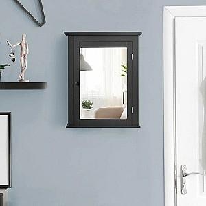 Dulap de baie Costway HW59321BK (Black)