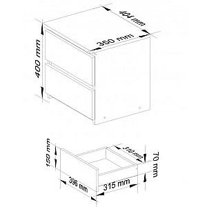 Noptiera Akord CL2 2SZ (White)