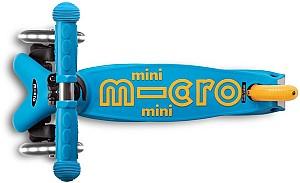 Trotineta Micro Mini Deluxe Foldable LED Ocean Blue