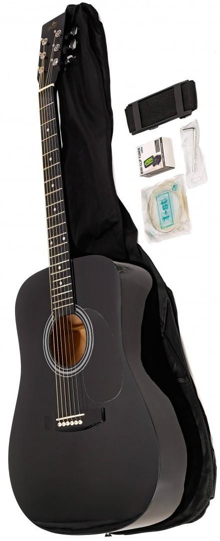 Chitara acustica Flame  El Nino Acoustic Black Set