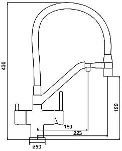 Robinet bucatarie Gappo G4398-89
