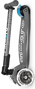 Trotineta Micro Maxi Deluxe Foldable LED Volcano Grey