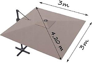 Umbrela Ekspand Roma 420 cm Maro (58896)