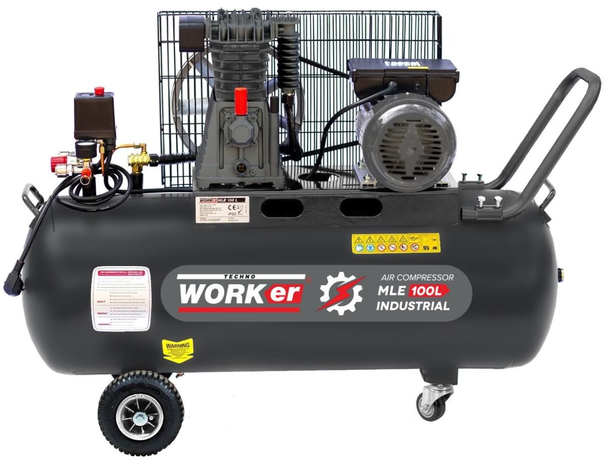 Compresor de aer TECHNOWORKER MLE 100 L