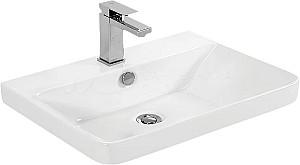 Set de mobila de baie PS Lotos 60-30 (vops./PAL) (carcasa Alb / Negru) Alb