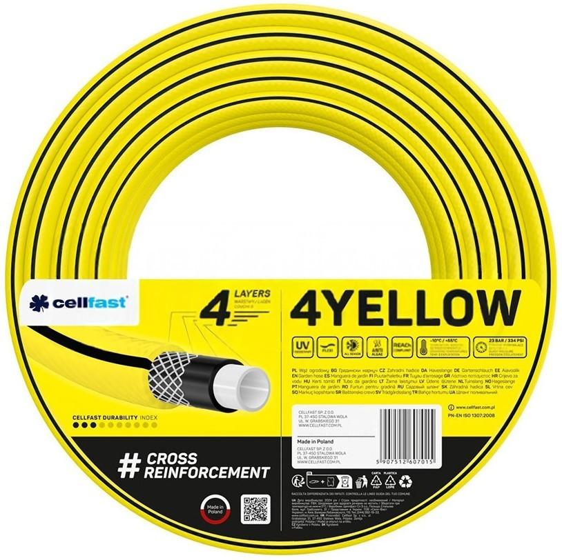 Furtun de apa Cellfast 4YELLOW (34840)
