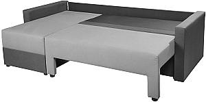 Canapea coltar Modern Lira Malmo 96/90 Black/Gray-Beige