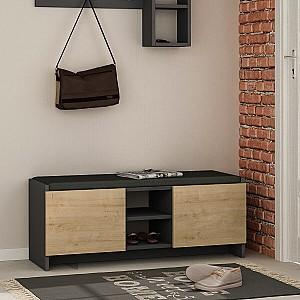 Dulap pentru incaltaminte DECO Zulla Anthracite/Oak