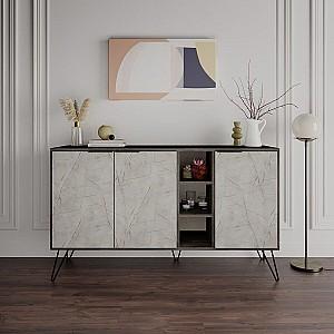 Tumba pentru televizor DECO Clara Dark Brown/Lagina