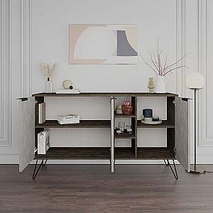 Tumba pentru televizor DECO Clara Dark Brown/Lagina