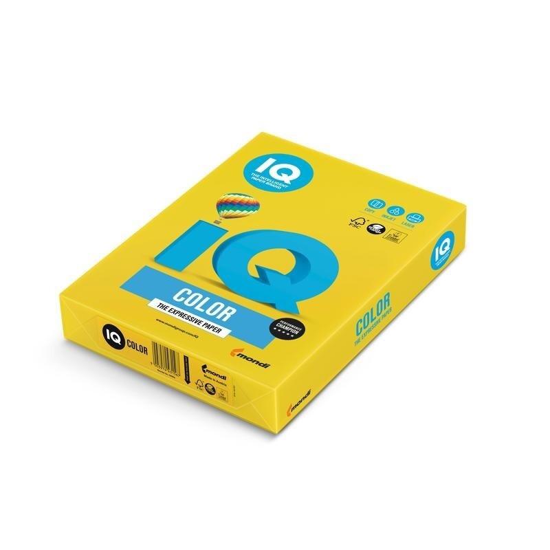 Hirtie colorata imprimanta IQ-Color A4 Yellow mustard, 160 g/m2, IG50160