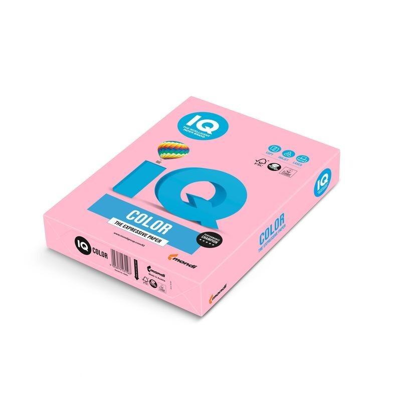 Hirtie colorata imprimanta IQ-Color A4 Pale Flamingo, 160 g/m2, OPI74160