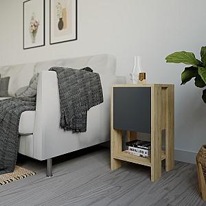 Noptiera DECO Ema Oak/Anthracite