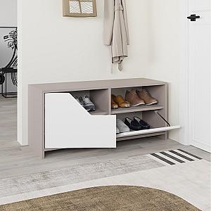 Dulap pentru incaltaminte DECO Nexus Light Mocha (Bej) / White (Alb)