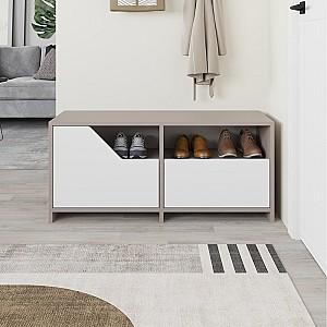 Dulap pentru incaltaminte DECO Nexus Light Mocha (Bej) / White (Alb)