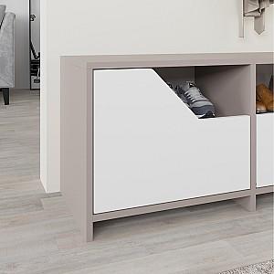 Dulap pentru incaltaminte DECO Nexus Light Mocha (Bej) / White (Alb)