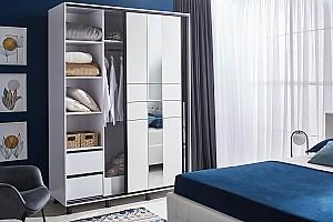 Dulap-cupe Ambianta Rio 1.4 m Alb