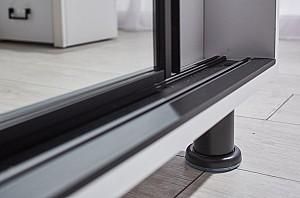 Dulap-cupe Ambianta Rio 1.4 m Alb