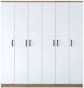 Dulap Mirage Meble BA114 S 6D (Walnut/White)