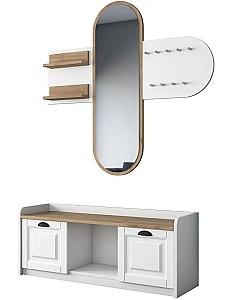 Antreu Mirage Meble EE101 (White/Walnut)