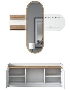 Antreu Mirage Meble EE101 (White/Walnut)
