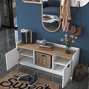 Antreu Mirage Meble EE101 (White/Walnut)