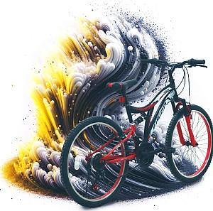 Bicicleta de munte Belderia Vision Kings R26 SKD Black/Red/Gray Light