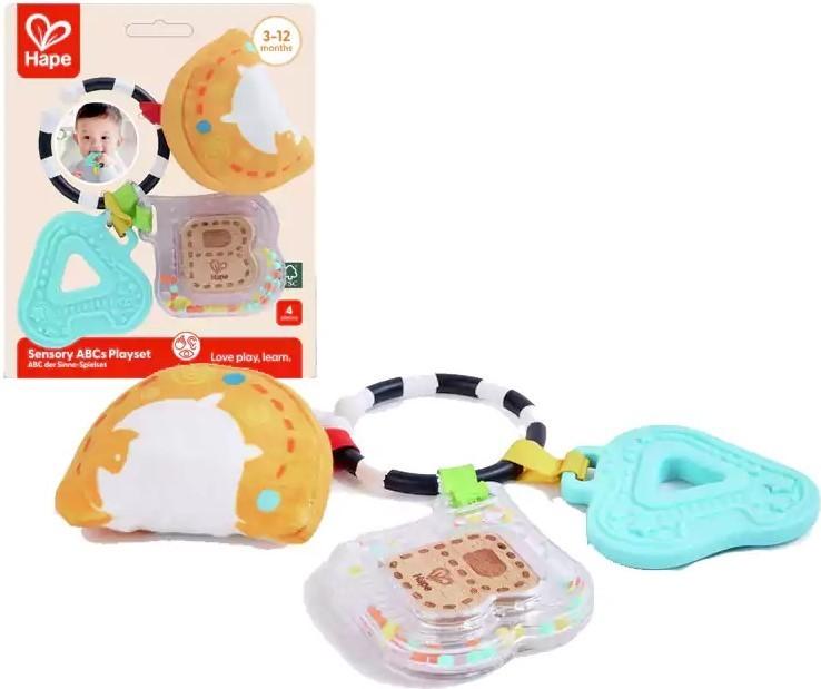 Set de jucarii Hape ABC senzoriale (E0129)