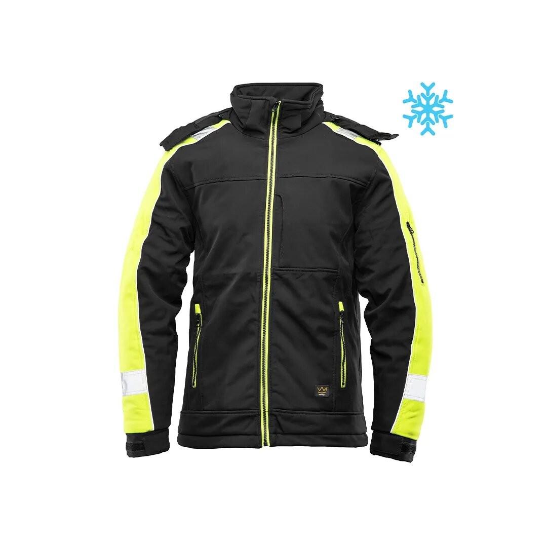 Scurta de lucru Seven Kings RIVAL SOFTSHELL XL Negru/Galben