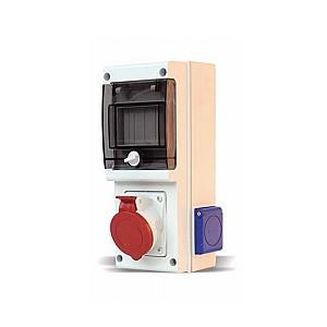 Priza electrica Scame Bloc cu 1 priză 632D.1W 5P 16 A 346-415 V IP44