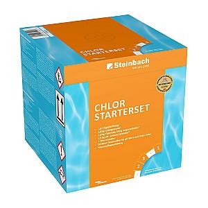  Steinbach Starter Set: termometru, benzi de testare, granule pH-minus, granule de clor, tablete de clor 200 g, lichid contra algelor
