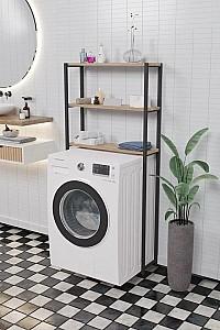 Dulap de baie Prestige 70x21x150 3 rafturi (Pine/Black)