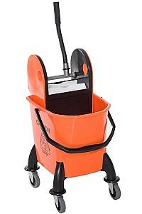 Carucior profesional pentru curatenie HomCom 720-011 (Orange)