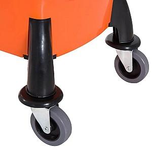 Carucior profesional pentru curatenie HomCom 720-011 (Orange)