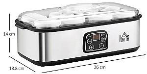 Aparat de facut iaurt HomCom 800-089V90 (Silver)