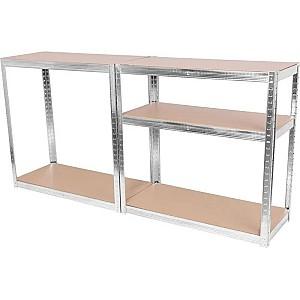Rafturi pentru depozitare Strend Pro Regal Racks RAT40 MS (Silver/Natural)