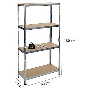 Rafturi pentru depozitare Strend Pro Regal Racks RAT20 HD (Silver/Natural)