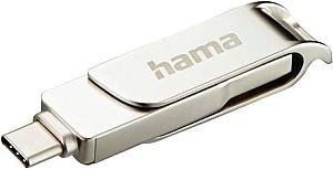 Stick memorie usb Hama C-Rotate Pro Silver (182489)