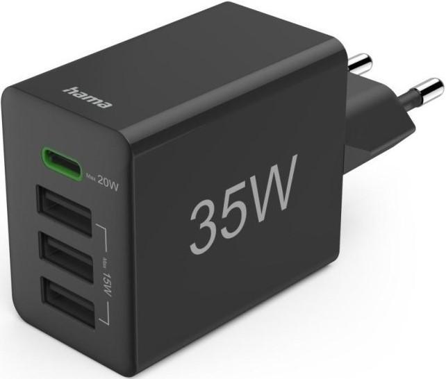 Incarcator telefon Hama Mini-Charger 35W Black (201990)