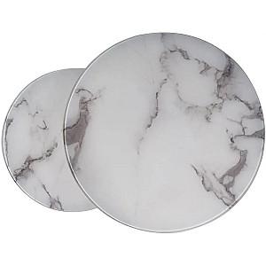 Masuta de cafea, reviste Signal Atlanta B II (White Marble/Chrome)