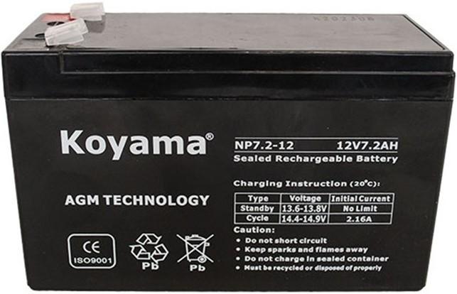 Acumulator auto Koyama NP7.2-12 12V