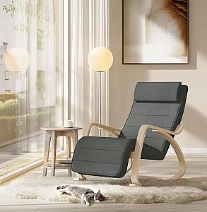 Fotoliu Songmics LYY10G (Dark Grey/Birch)