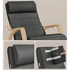 Fotoliu Songmics LYY10G (Dark Grey/Birch)