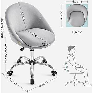 Fotoliu de birou Songmics OBG020G01V1 (Grey)