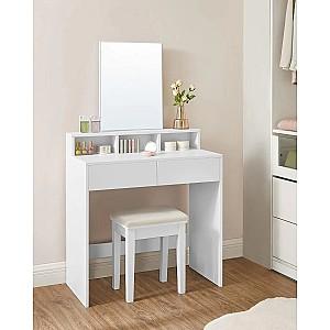 Masa de machiaj Vasagle RDT113W01 (White)